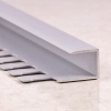 ПО-П10 П-образный профиль для плитки до 10 мм, алюминий анодированный, цвет серебро, длина 2700 мм